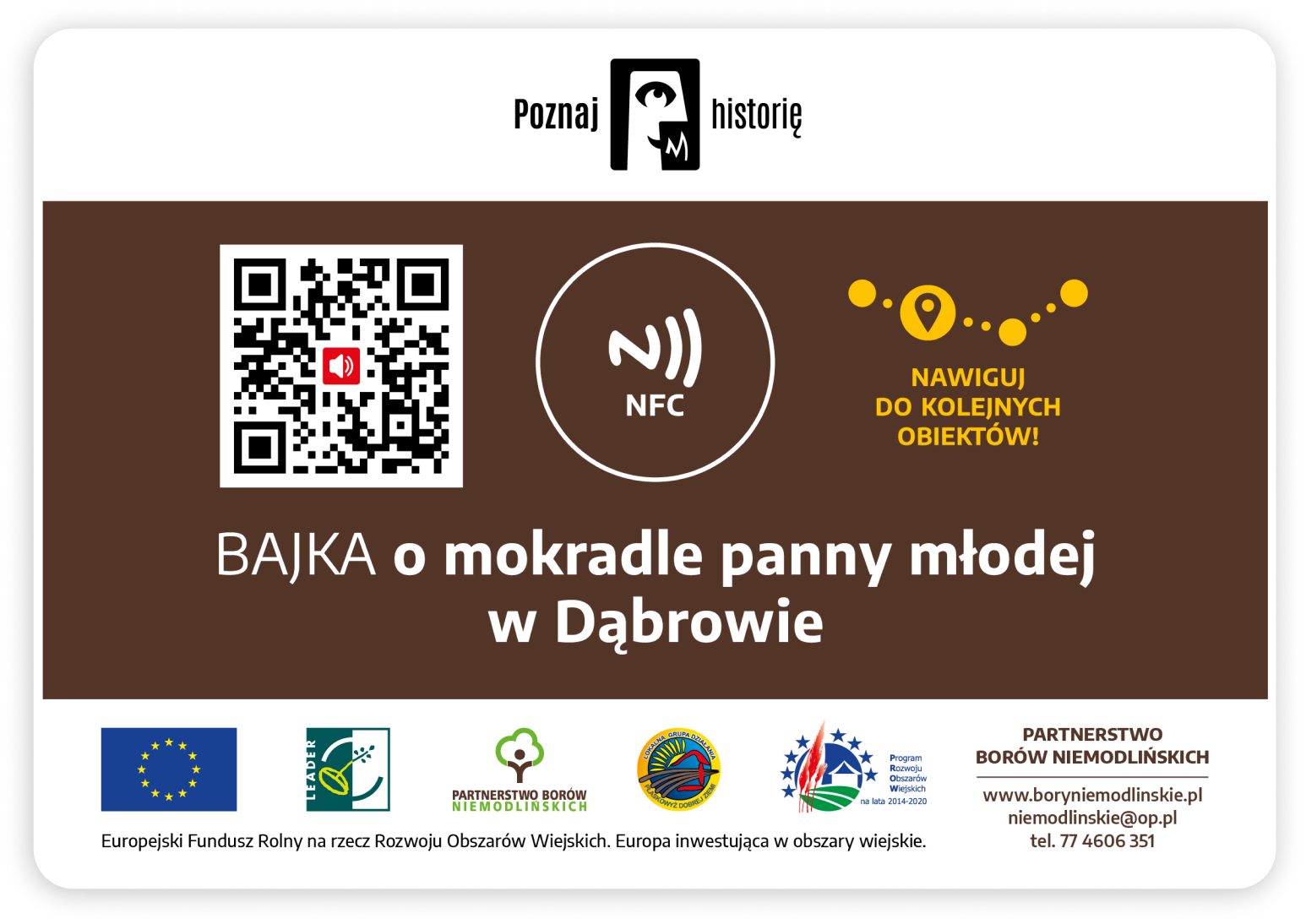 Tabliczka z QR kodem