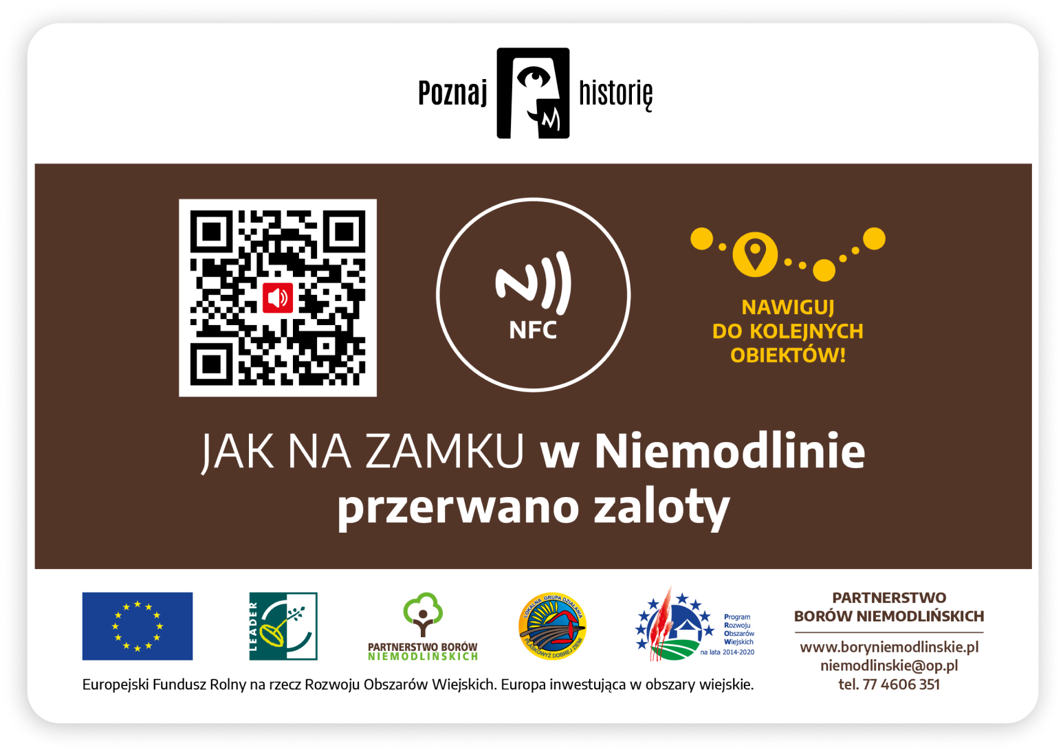 Tabliczka z QR kodem