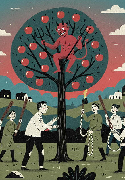 Kowal i Diabeł z Zimnic Małych